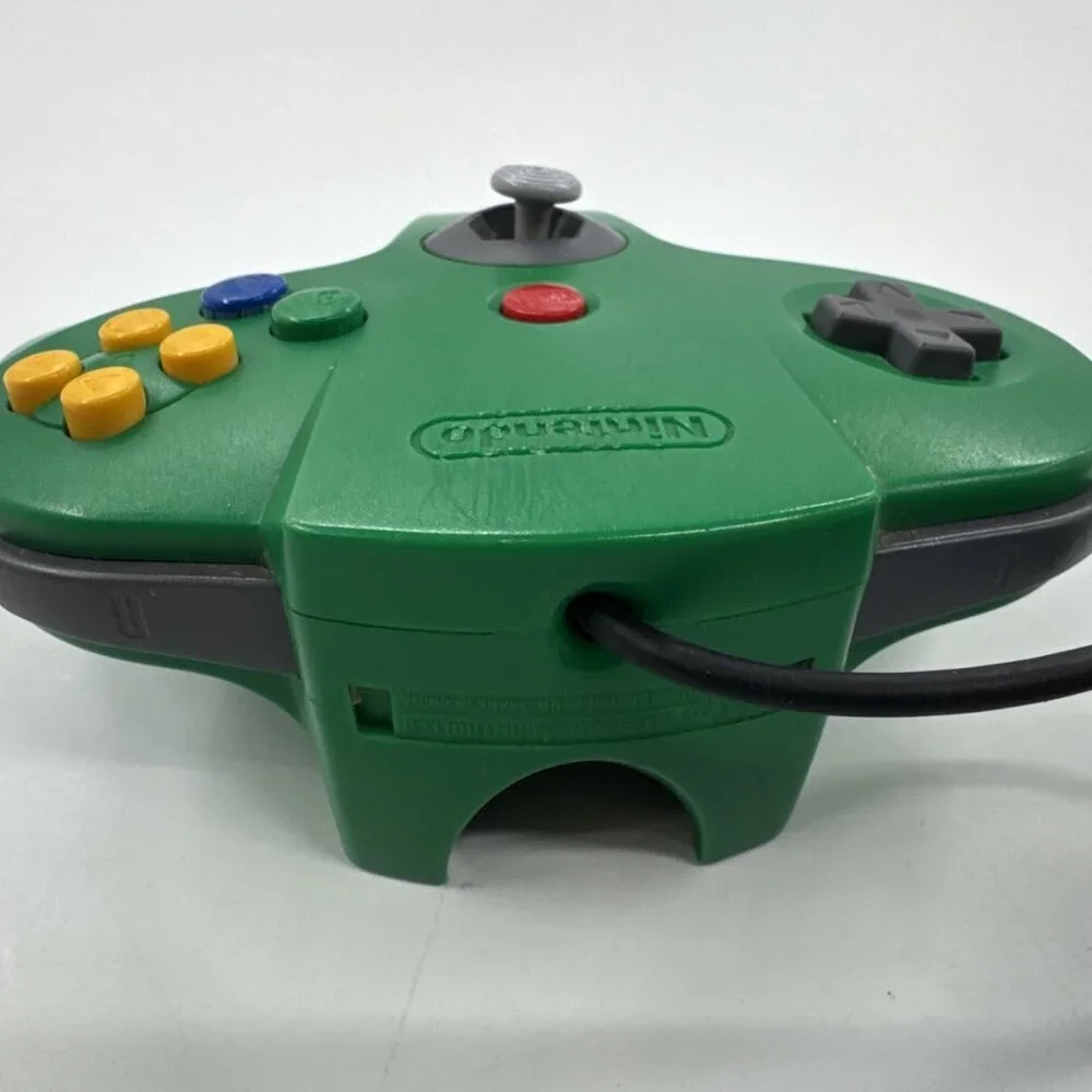 Nintendo N64 Green Controller NUS-005 Wired *Loose Stick* UNTESTED